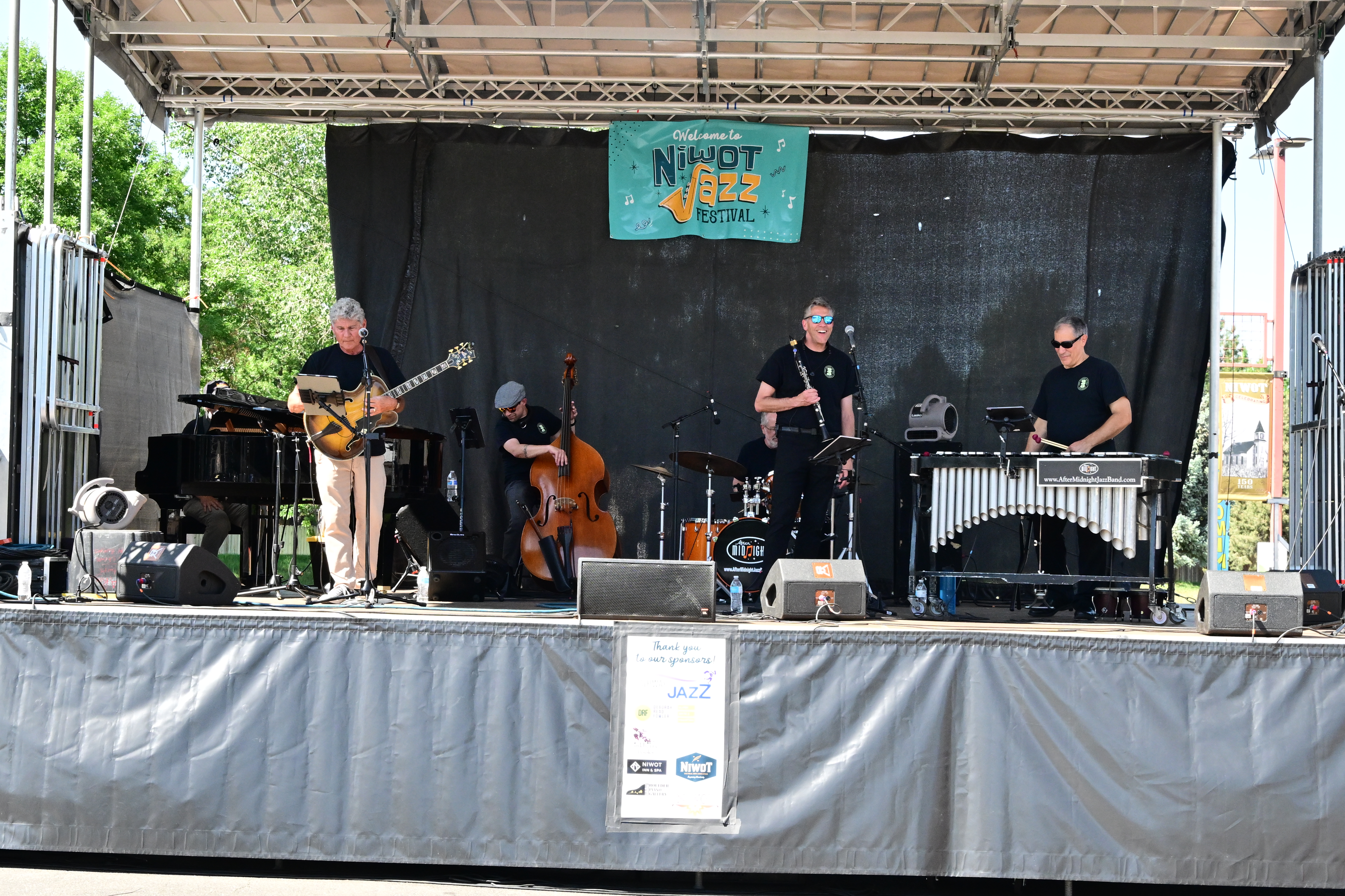 After Midnight, Swing Sextet with Clarinetist Roger Campbell at the Niwot 2025 Jazz Festival